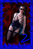 A pic of Janca enclosed in blue barb