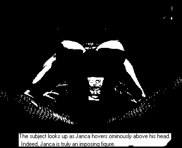 Janca is a truly imposing figure.